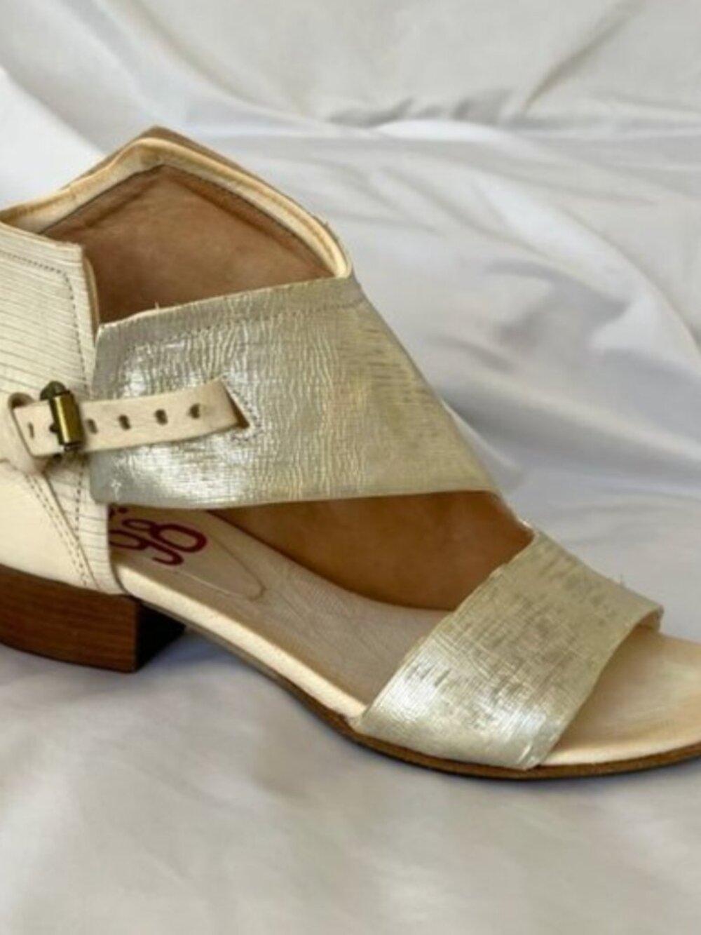 A.S.98 Airstep Lucus Sandals – Off White Metallic – Size 7.5 / EU 38 – EUC - Picture 15 of 16